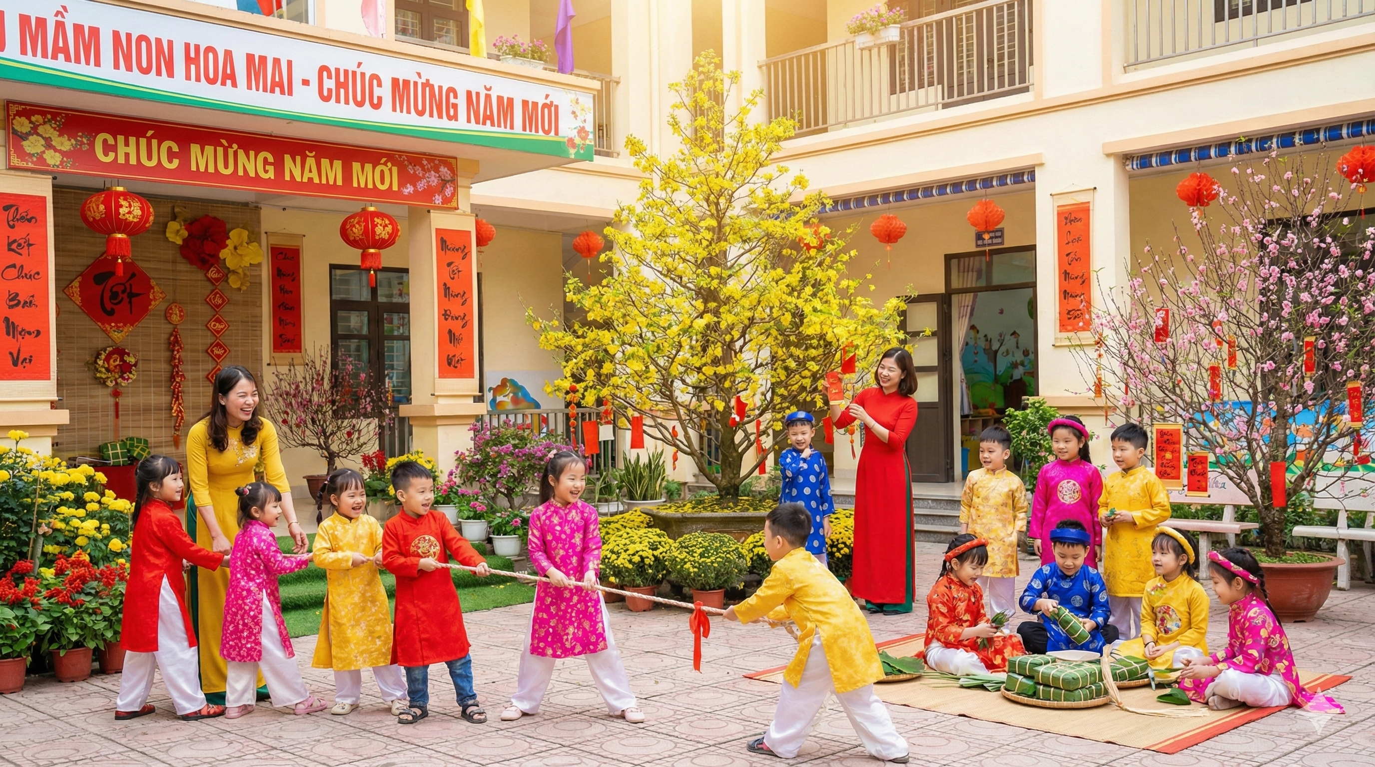 loi-chuc-tet-cho-phu-huynh-va-tre-mam-non