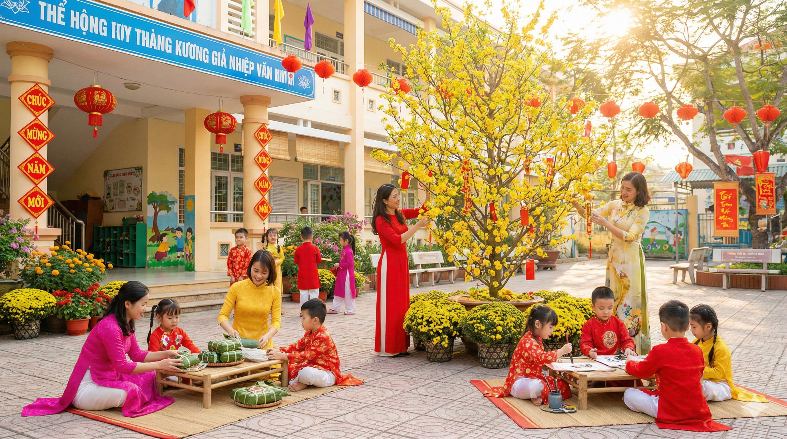 loi-chuc-tet-cho-phu-huynh-va-tre-mam-non